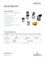 227 SERIES: COMPRESSED AIR &amp; VACUUM POPPET VALVES